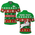 custom-personalised-rabbitohs-christmas-polo-shirt-souths-aboriginal-art-merry-xmas