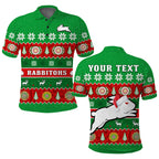 custom-personalised-rabbitohs-christmas-polo-shirt-souths-aboriginal-art-merry-xmas