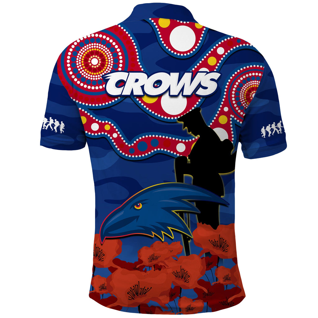 adelaide-football-anzac-2023-polo-shirt-crows-aboriginal-mix-poppy-camouflage