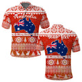 custom-personalised-australia-polo-shirt-australian-map-aboriginal-painting-merry-christmas