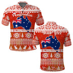 custom-personalised-australia-polo-shirt-australian-map-aboriginal-painting-merry-christmas