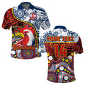 custom-text-and-number-roosters-rugby-polo-shirt-easts-1908-aboriginal-artsy-premiers