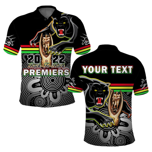 custom-personalised-panthers-rugby-polo-shirt-pennies-premiers-2022-back-to-back-indigenous-original