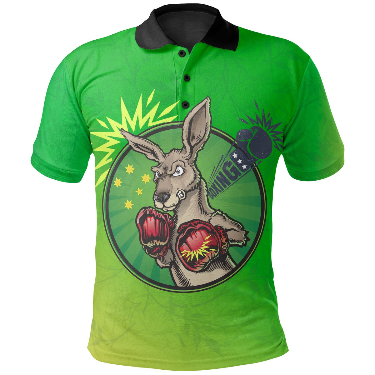 polo-shirt-kangaroo-boxing-aussie-spirit-green