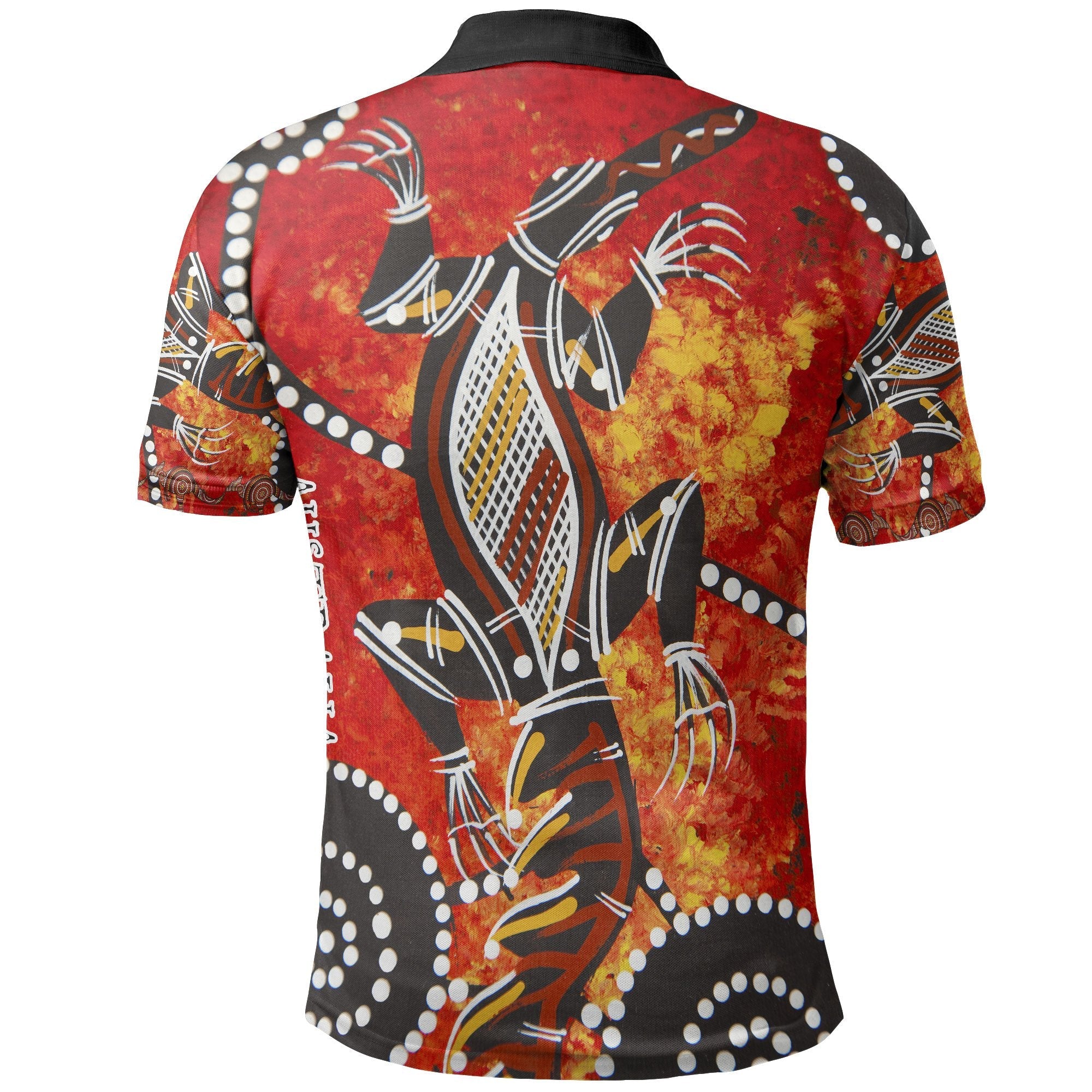 aboriginal-polo-crocodile-dot-painting