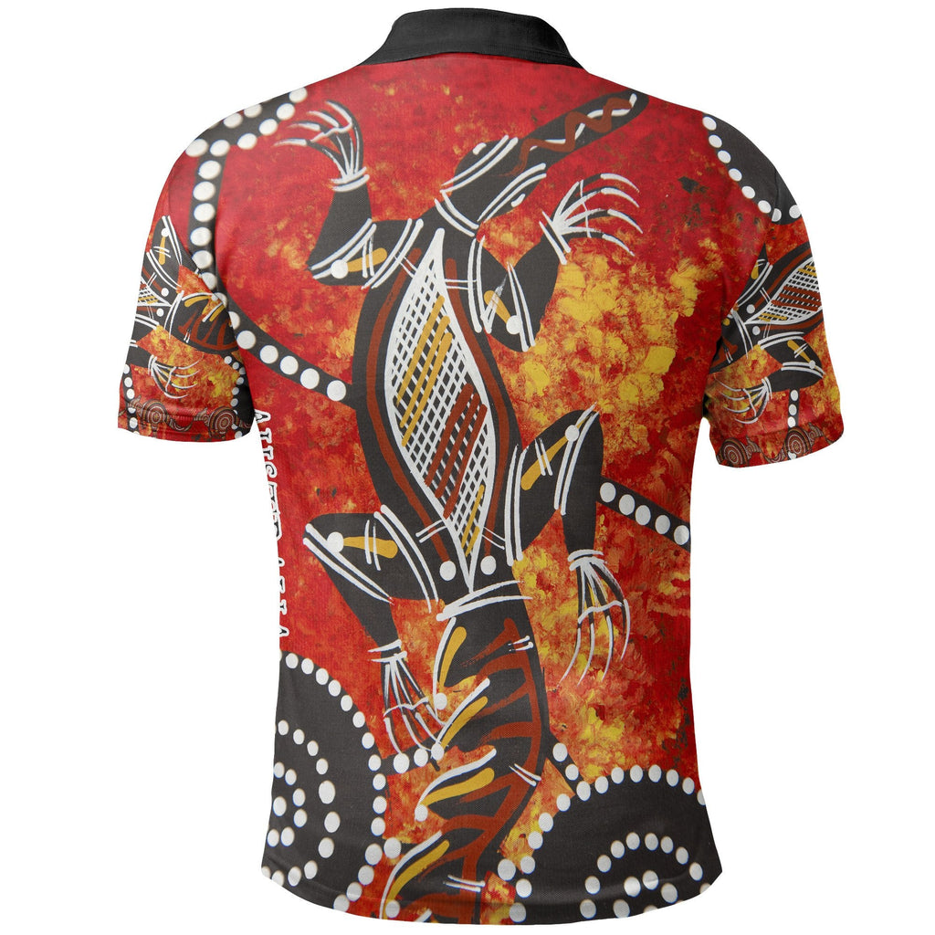 aboriginal-polo-crocodile-dot-painting