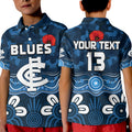 custom-text-and-number-blues-anzac-2022-polo-shirt-kid-carlton-football-aboriginal-poppy