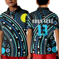 custom-text-and-number-aboriginal-polo-shirt-kid-river-of-life