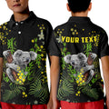 custom-personalised-golden-wattle-polo-shirt-kid-koala-australia-acacia-pycnantha-version-simple