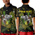 custom-personalised-golden-wattle-polo-shirt-kid-australia-acacia-pycnantha-mix-aboriginal