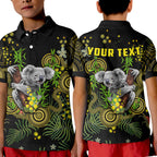 custom-personalised-golden-wattle-polo-shirt-kid-australia-acacia-pycnantha-mix-aboriginal