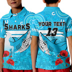custom-text-and-number-sharks-anzac-2022-polo-shirt-kid-cronulla-sutherland-lest-we-forget