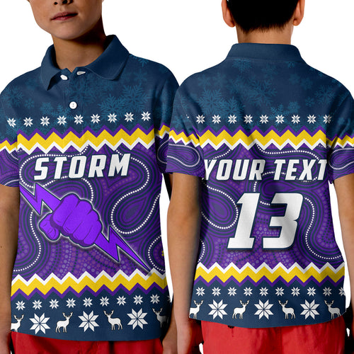 custom-text-and-number-storm-polo-shirt-kid-christmas-melbourne-mix-indigenous