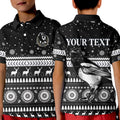 custom-personalised-magpies-christmas-polo-shirt-kid-indigenous-collingwood-football