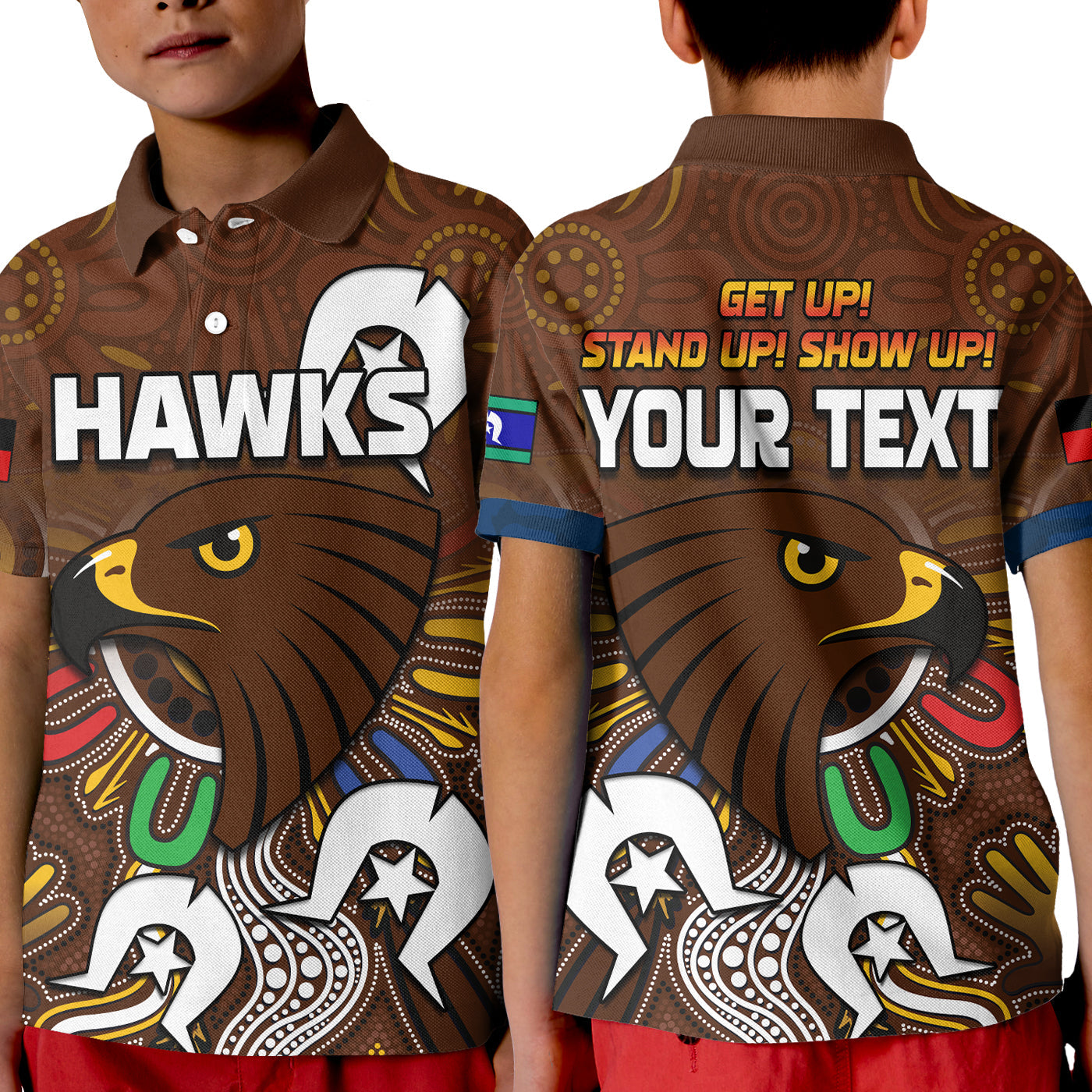 custom-personalised-hawks-naidoc-week-polo-shirt-kid-hawthorn-football-aboriginal