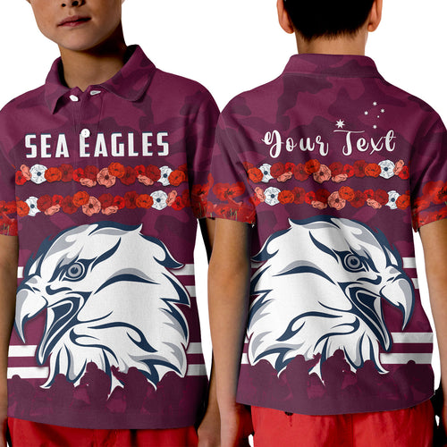 custom-personalised-sea-eagles-anzac-day-polo-shirt-kid-poppy-lest-we-forget