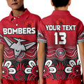 custom-text-and-number-bombers-anzac-2022-polo-shirt-kid-essendon-football-aboriginal-remember-them