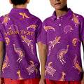 custom-personalised-aboriginal-art-polo-shirt-kid-animals-australia-version-purple