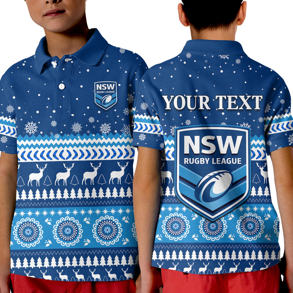 custom-personalised-new-south-wales-christmas-polo-shirt-kid-nsw-rugby-indigenous
