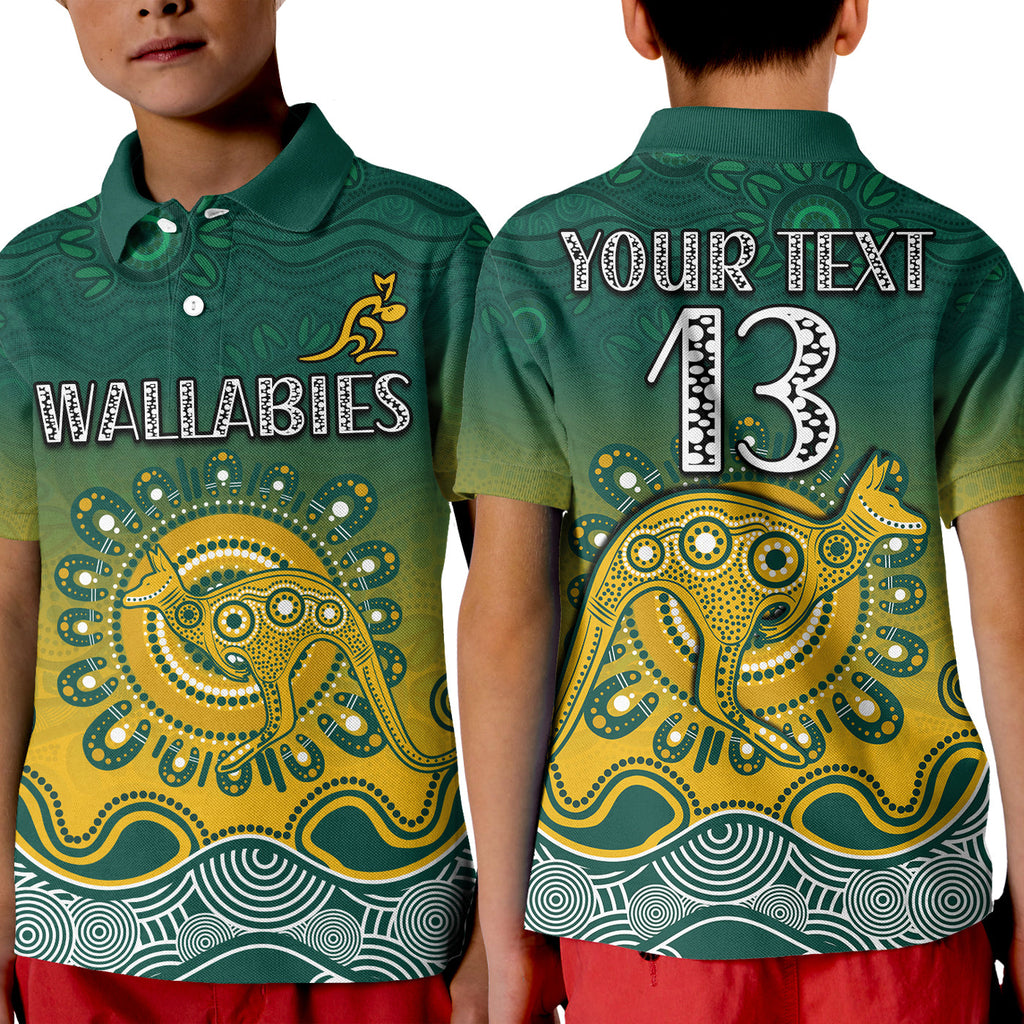 custom-text-and-number-wallabies-rugby-australia-polo-shirt-kid-aboriginal