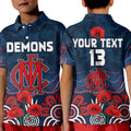 custom-text-and-number-demons-anzac-2022-polo-shirt-kid-melbourne-football-aboriginal-poppy