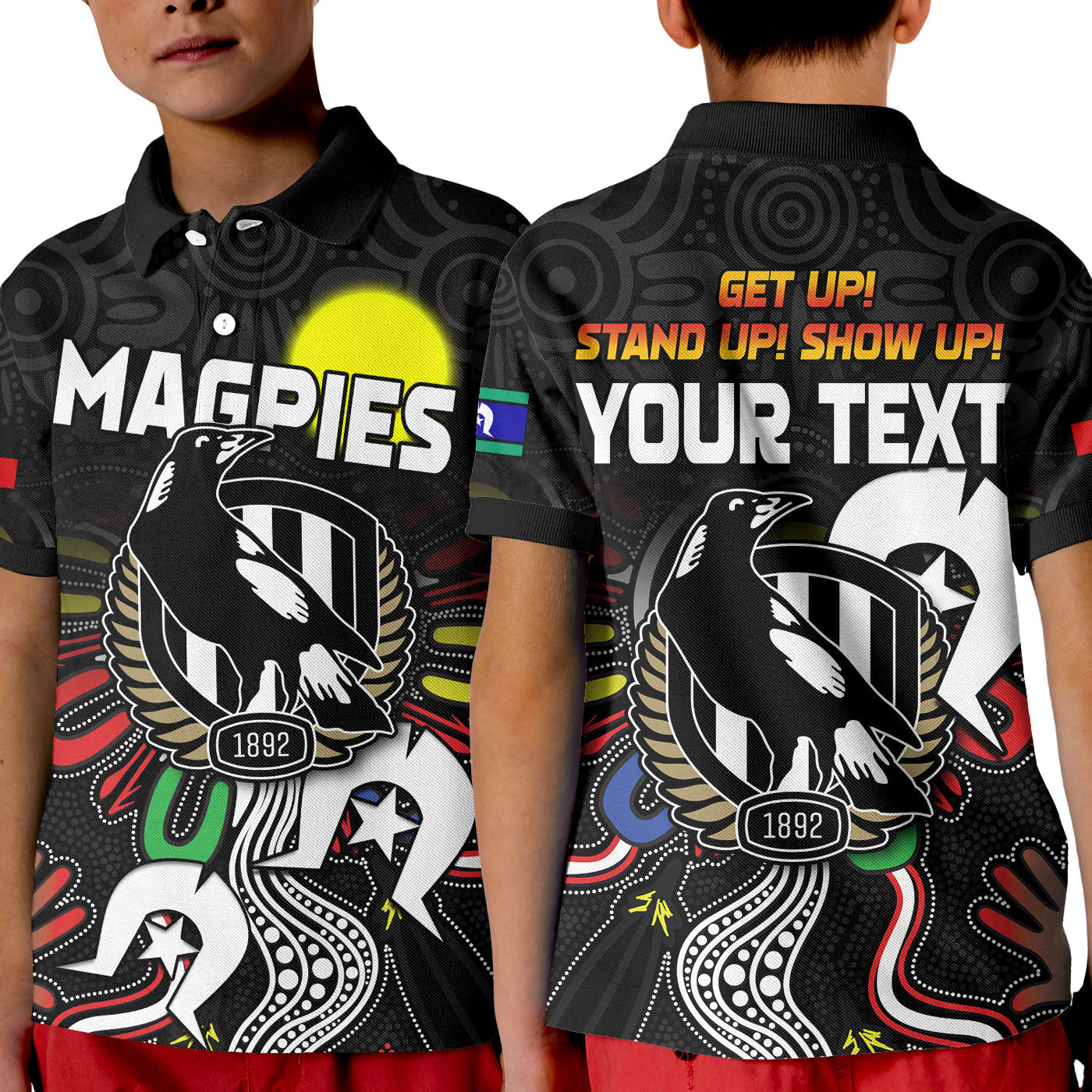custom-personalised-magpies-naidoc-week-polo-shirt-collingwood-football-aboriginal