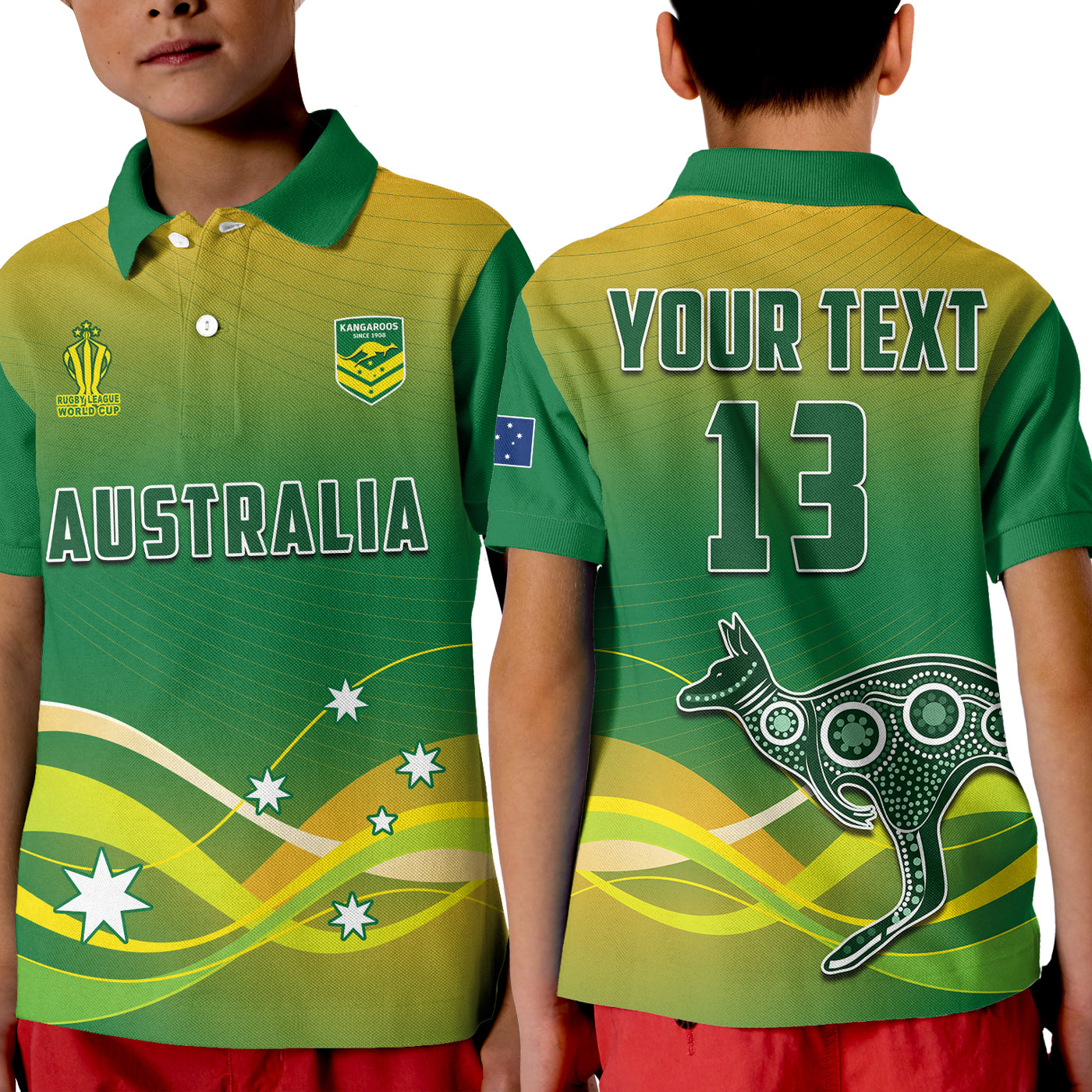 custom-text-and-number-australia-rugby-polo-shirt-champions-rlwc-kangaroos-world-cup-rugby