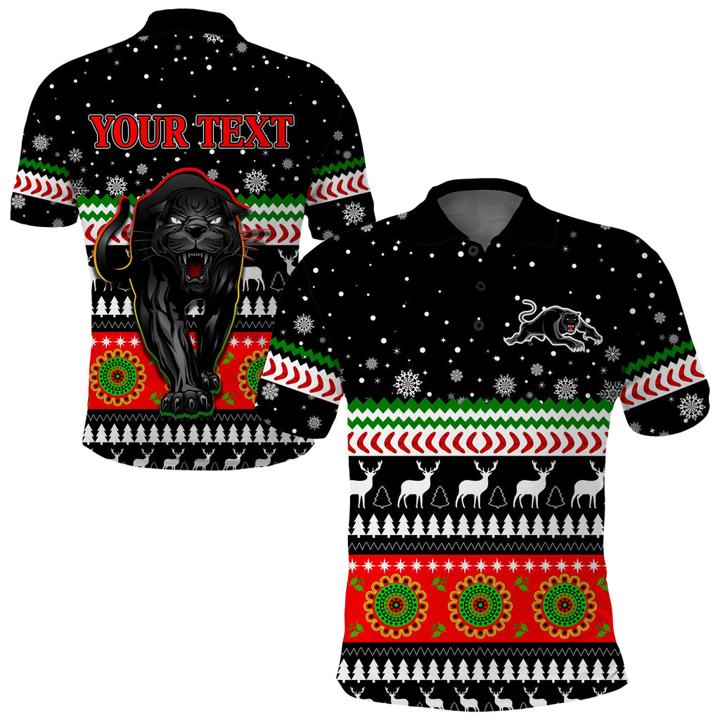 custom-personalised-panthers-polo-shirt-penrith-christmas-the-riff