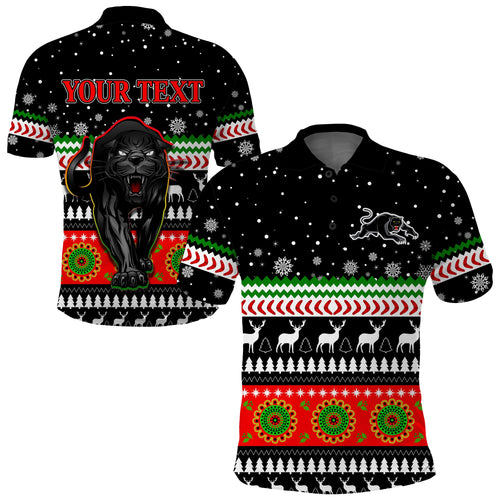 custom-personalised-panthers-polo-shirt-penrith-christmas-the-riff