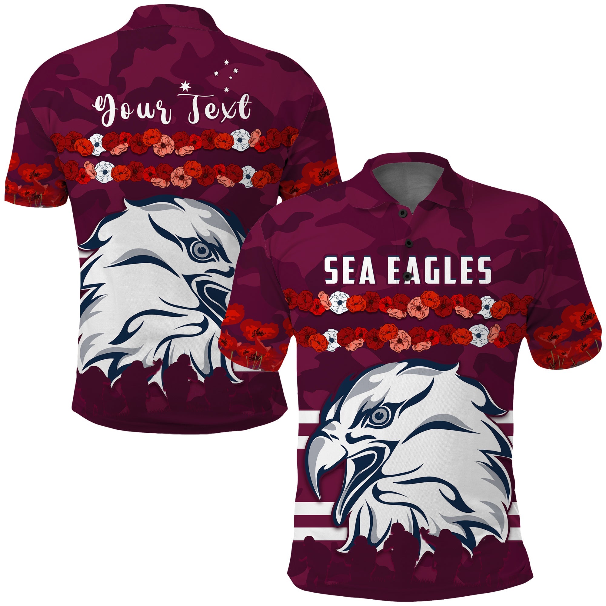 custom-personalised-sea-eagles-anzac-day-polo-shirt-poppy-lest-we-forget