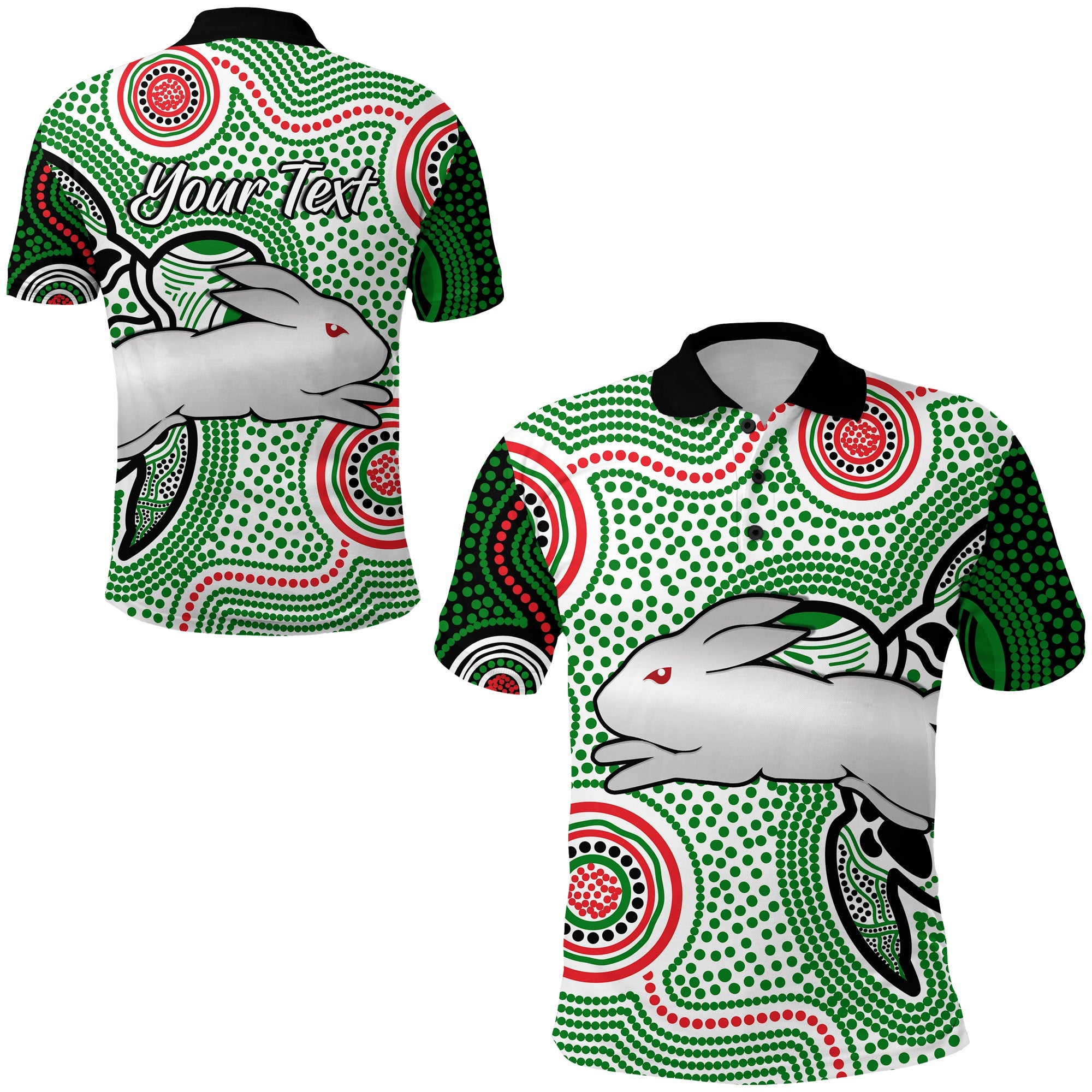 custom-personalised-rabbitohs-indigenous-polo-shirt-simple-white