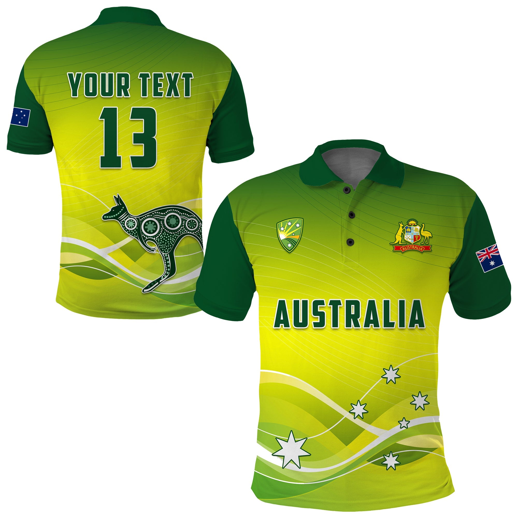 custom-personalised-cricket-australia-polo-shirt-simple-style-custom-text-and-number