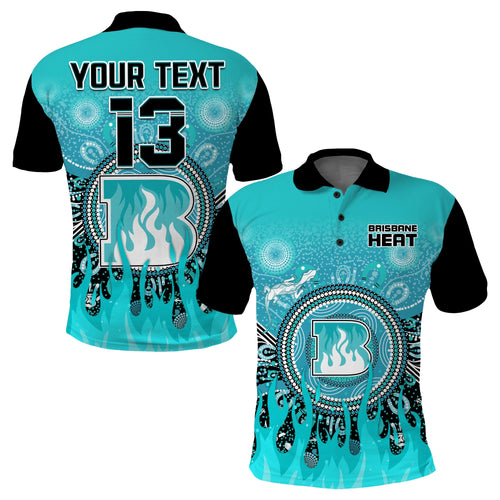 custom-text-and-number-brisbane-heat-polo-shirt-aboriginal-dot-fire-australia-cricket