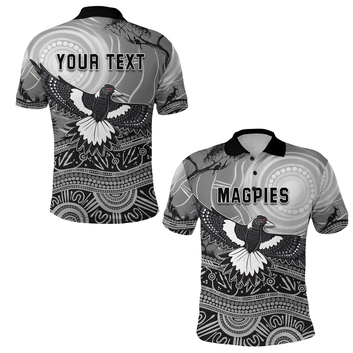 custom-personalised-magpies-lovers-polo-shirt-new-life
