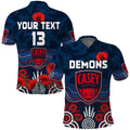 custom-text-and-number-demons-anzac-2022-polo-shirt-casey-football-aboriginal-poppy