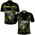 custom-personalised-golden-wattle-polo-shirt-koala-australia-acacia-pycnantha-version-simple