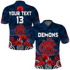 custom-text-and-number-demons-anzac-2022-polo-shirt-melbourne-football-aboriginal-poppy