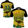 custom-personalised-cricket-australia-polo-shirt-indigenous-kangaroo-custom-text-and-number