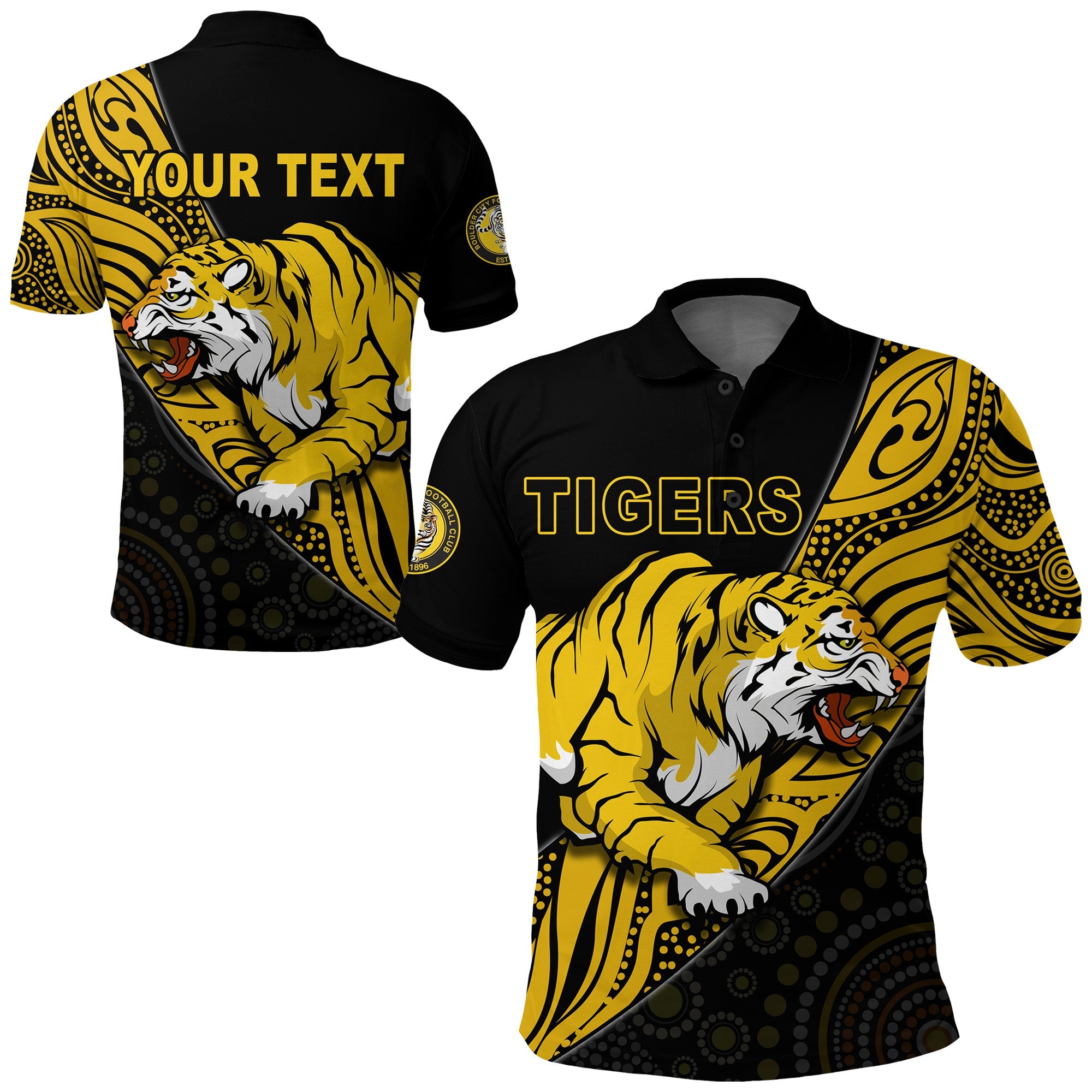 custom-personalised-boulder-city-football-club-polo-shirt-goldfields-football-indigenous-tigers