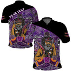 custom-personalised-australian-boomerang-polo-shirt-indigenous-australia-purple-graceful