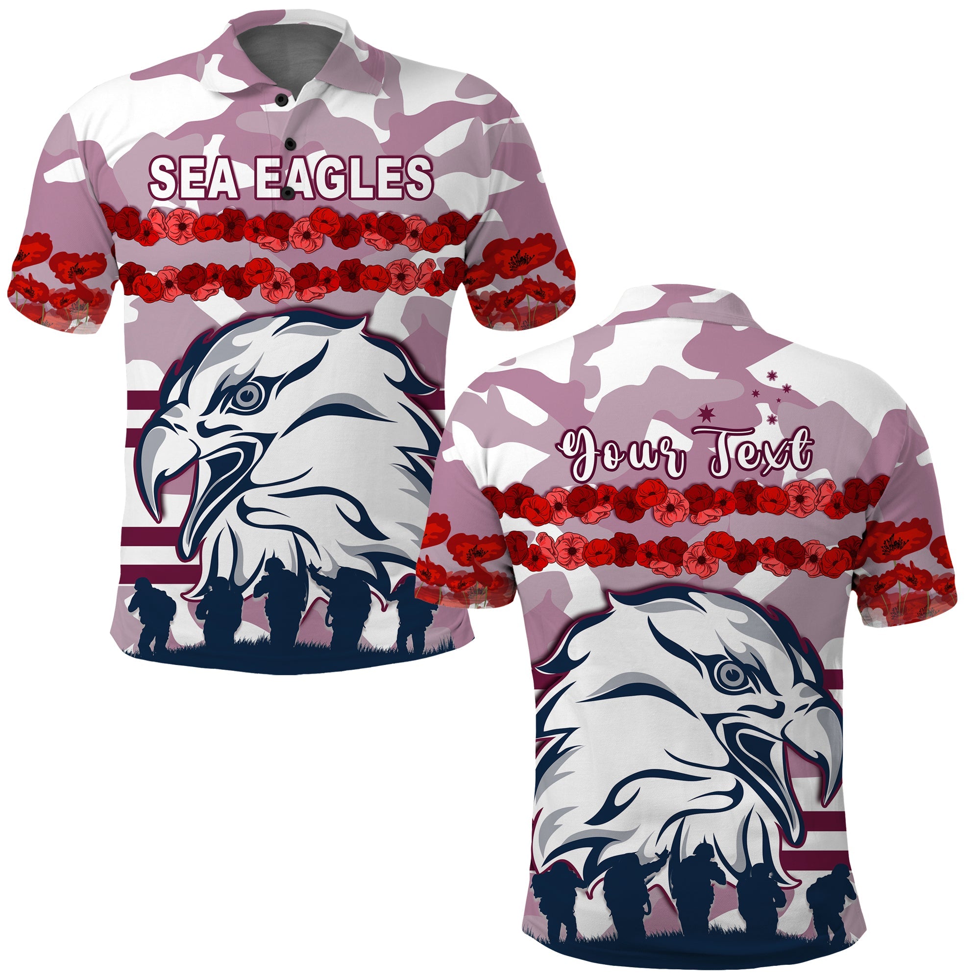 custom-personalised-sea-eagles-anzac-day-polo-shirt-proud-soldiers-lest-we-forget-ver01