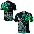 custom-personalised-lion-maori-polo-shirt-aotearoa-mix-silver-fern-version-blue