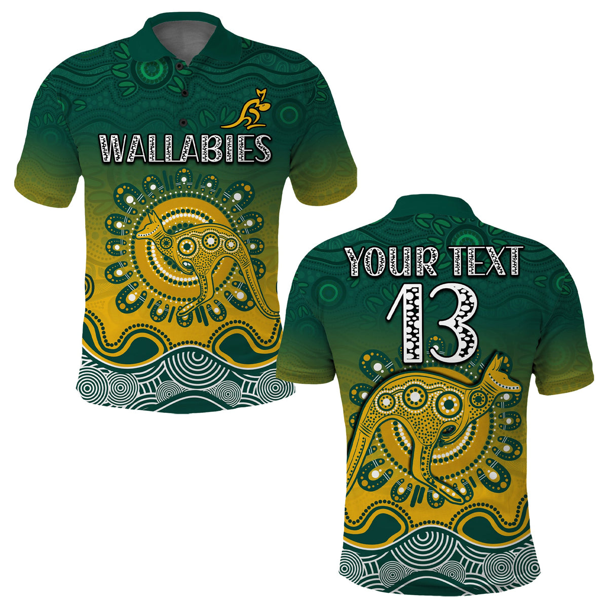 custom-text-and-number-wallabies-rugby-australia-polo-shirt-aboriginal