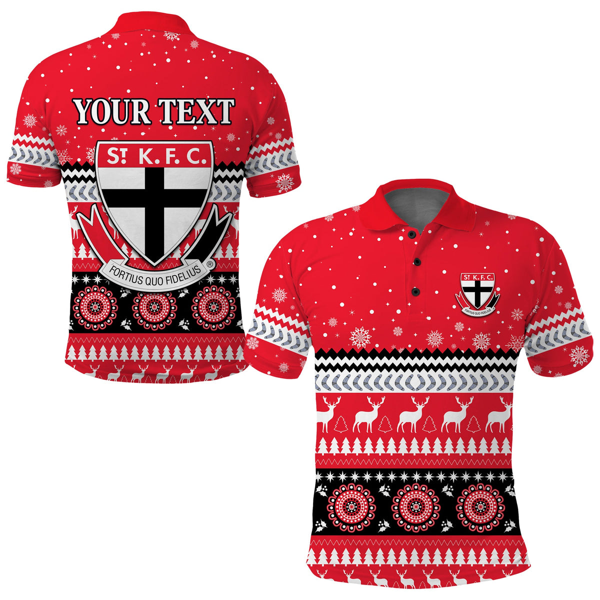 custom-personalised-saints-christmas-polo-shirt-indigenous-st-kilda-football