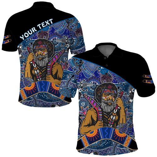 custom-personalised-australian-boomerang-polo-shirt-indigenous-australia-blue-graceful