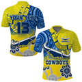 custom-text-and-number-cowboys-rugby-polo-shirt-aboriginal-boomerang-go-premiers-north-queensland
