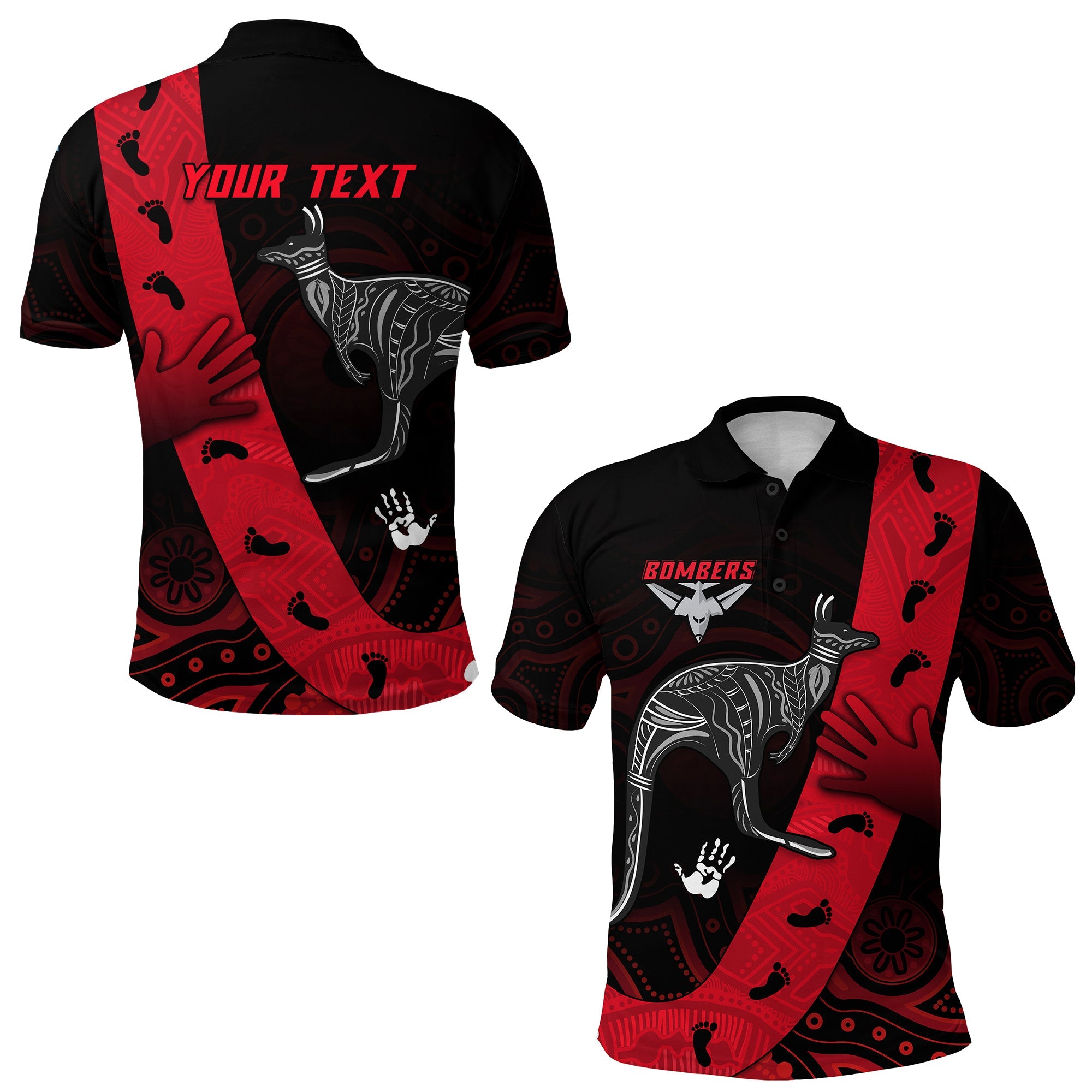 custom-personalised-bombers-indigenous-polo-shirt