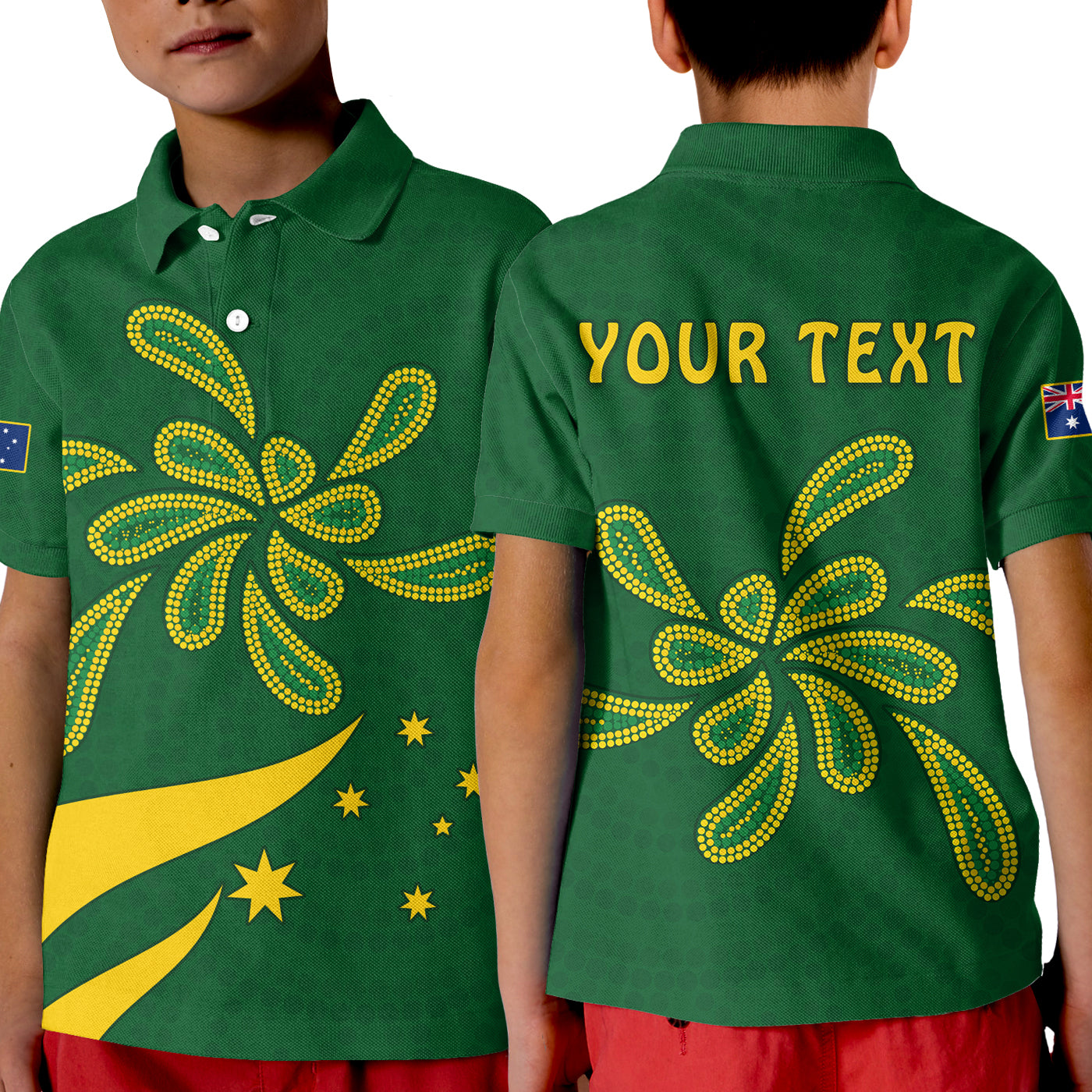 custom-personalised-green-and-gold-polo-shirt-kid-australia-national-colours-lt13
