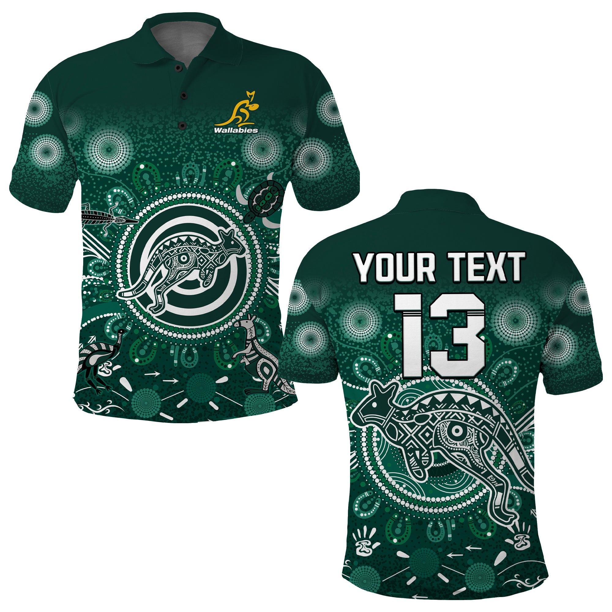 custom-text-and-number-wallabies-rugby-australia-polo-shirt-aboriginal