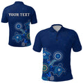 custom-personalised-aboriginal-dot-polo-shirt-turtles-victory